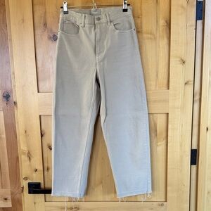 Everlane Taupe High-Waist Jeans